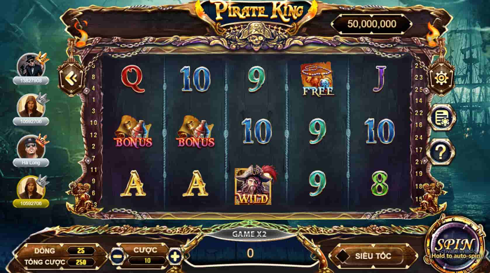 Cuộc Phiêu Lưu Hải Tặc Tại 123B PirateKing: Trận Đấu Đỉnh Cao Trên Biển Cả